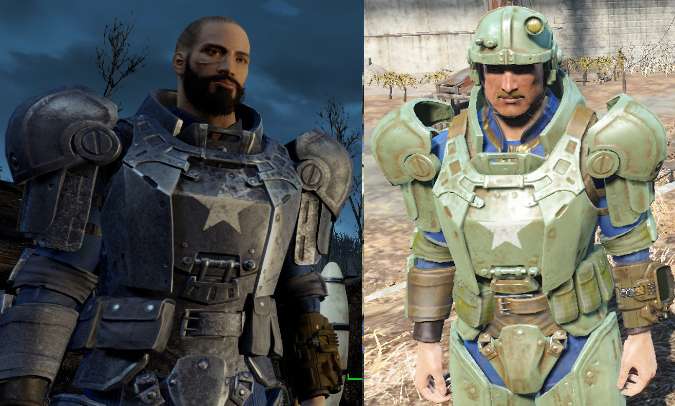 Dirty cold steel combat armour - Fallout 4 / FO4 mods
