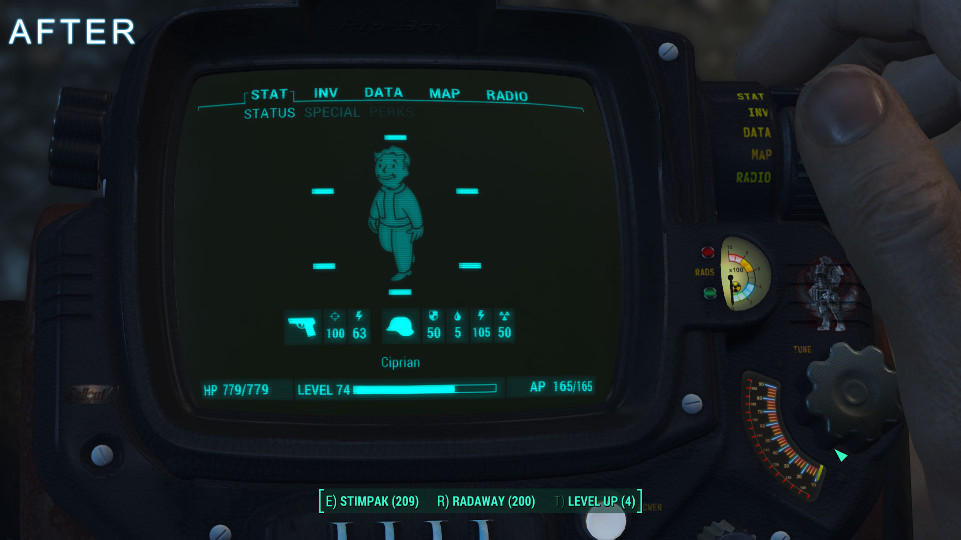 fallout 4 pipboy brightness