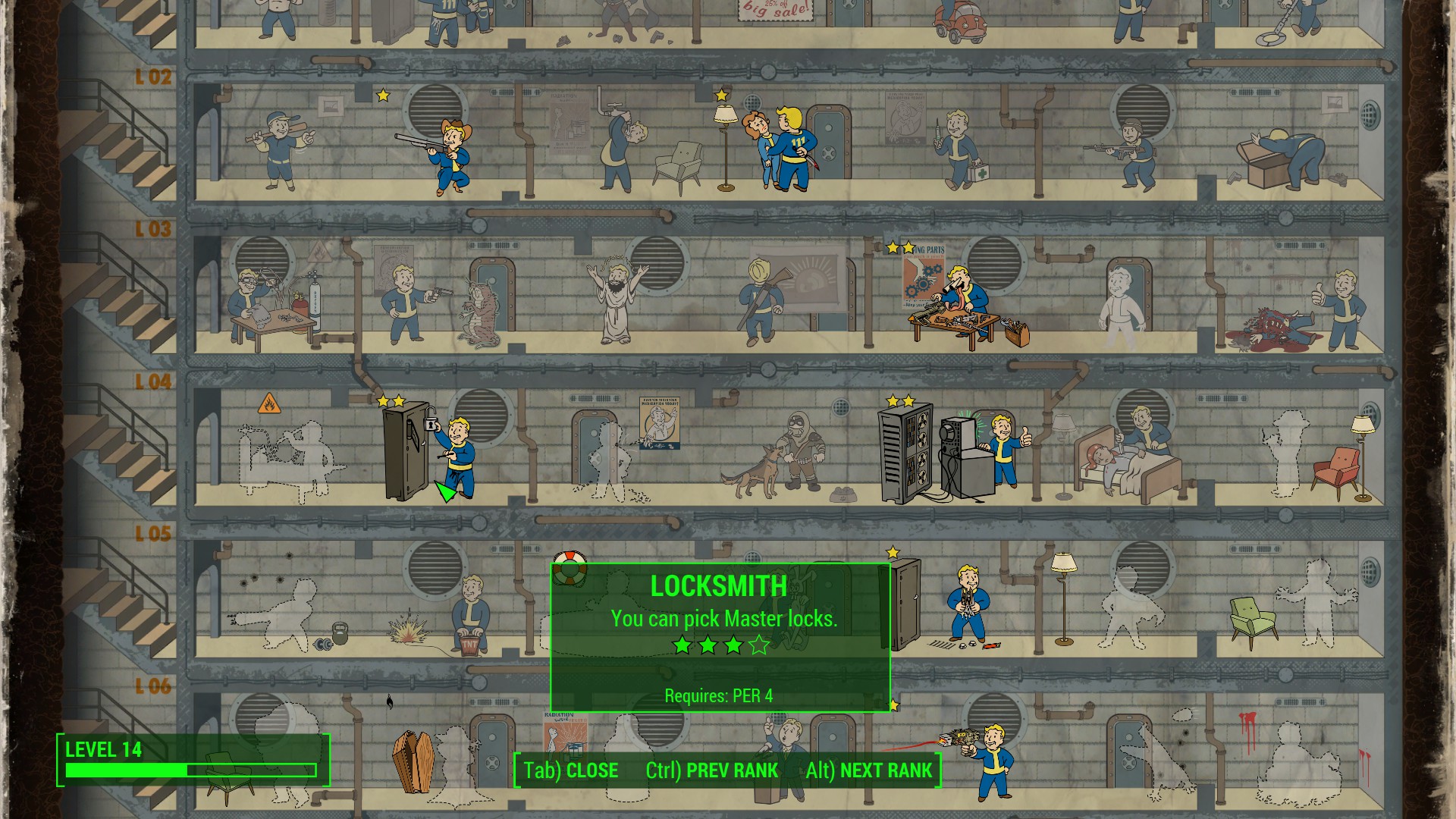 Fallout 4 perk points per level фото 1