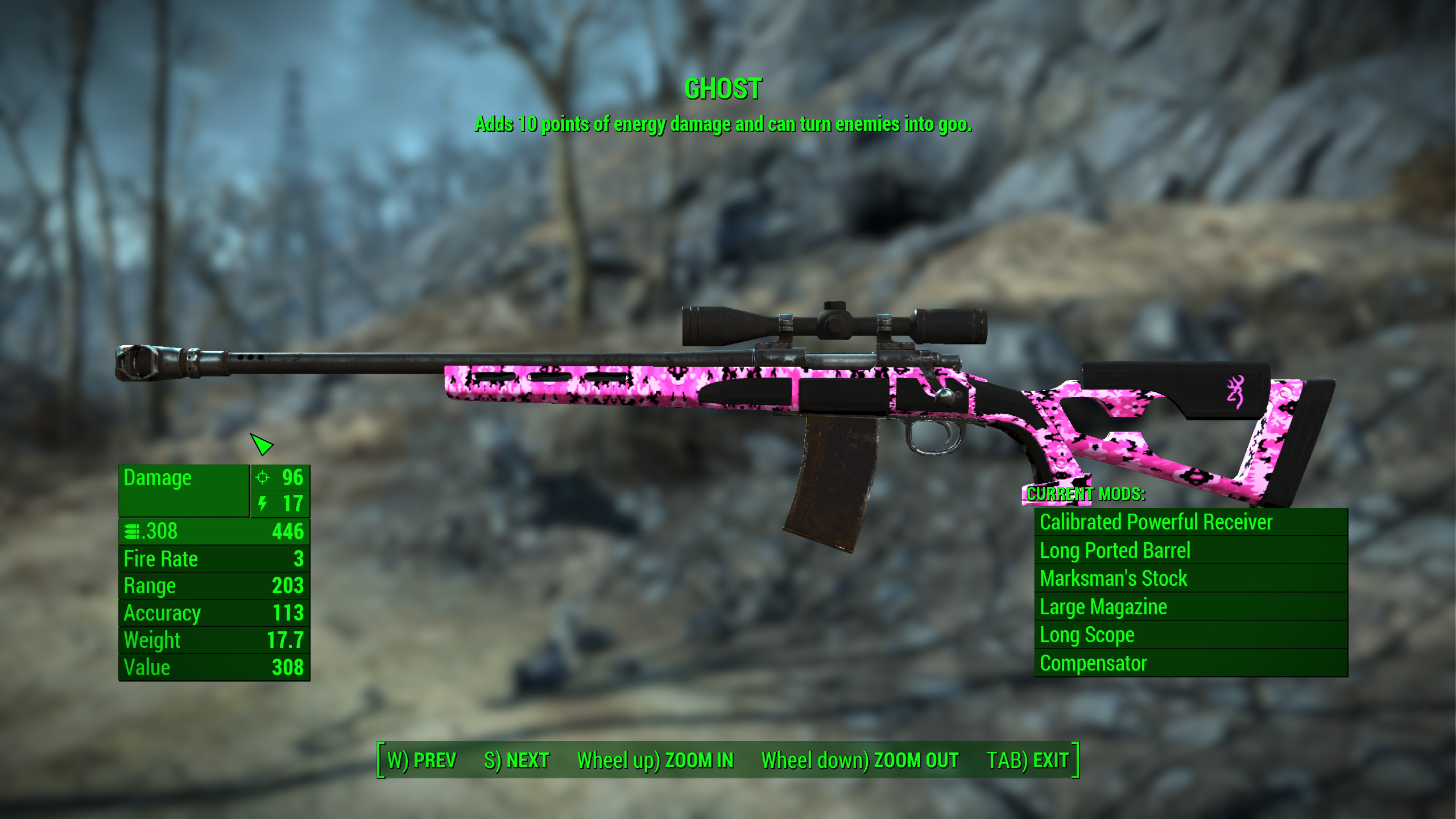 Fallout 4 hunting rifle фото 84