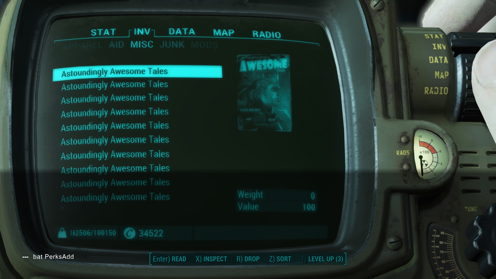 fallout 4 remove clothing console command