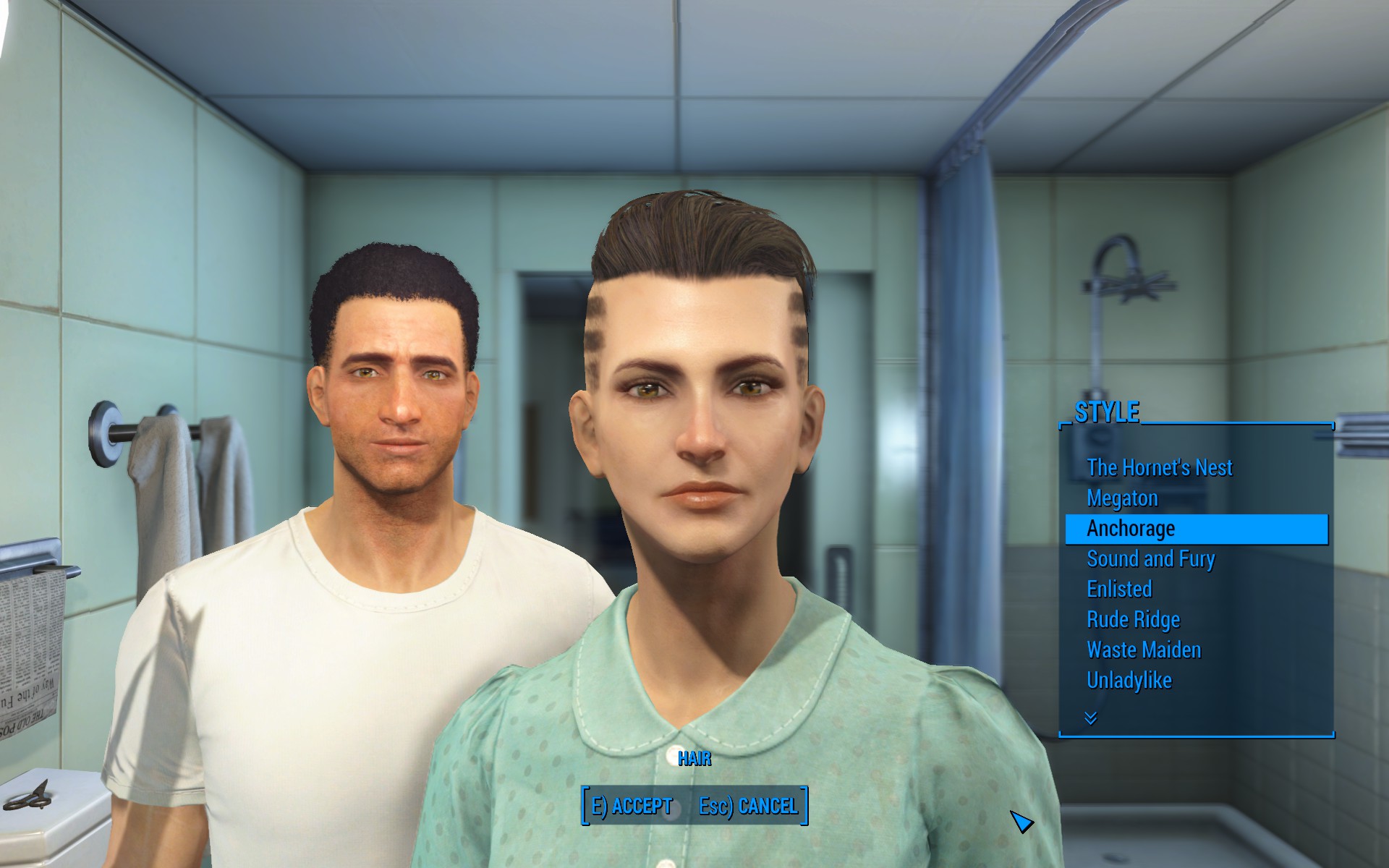 Как в fallout 3 подстричься
