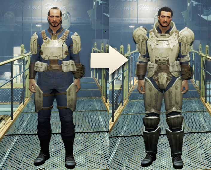 Craftable Armor Size - Fallout 4 / FO4 mods