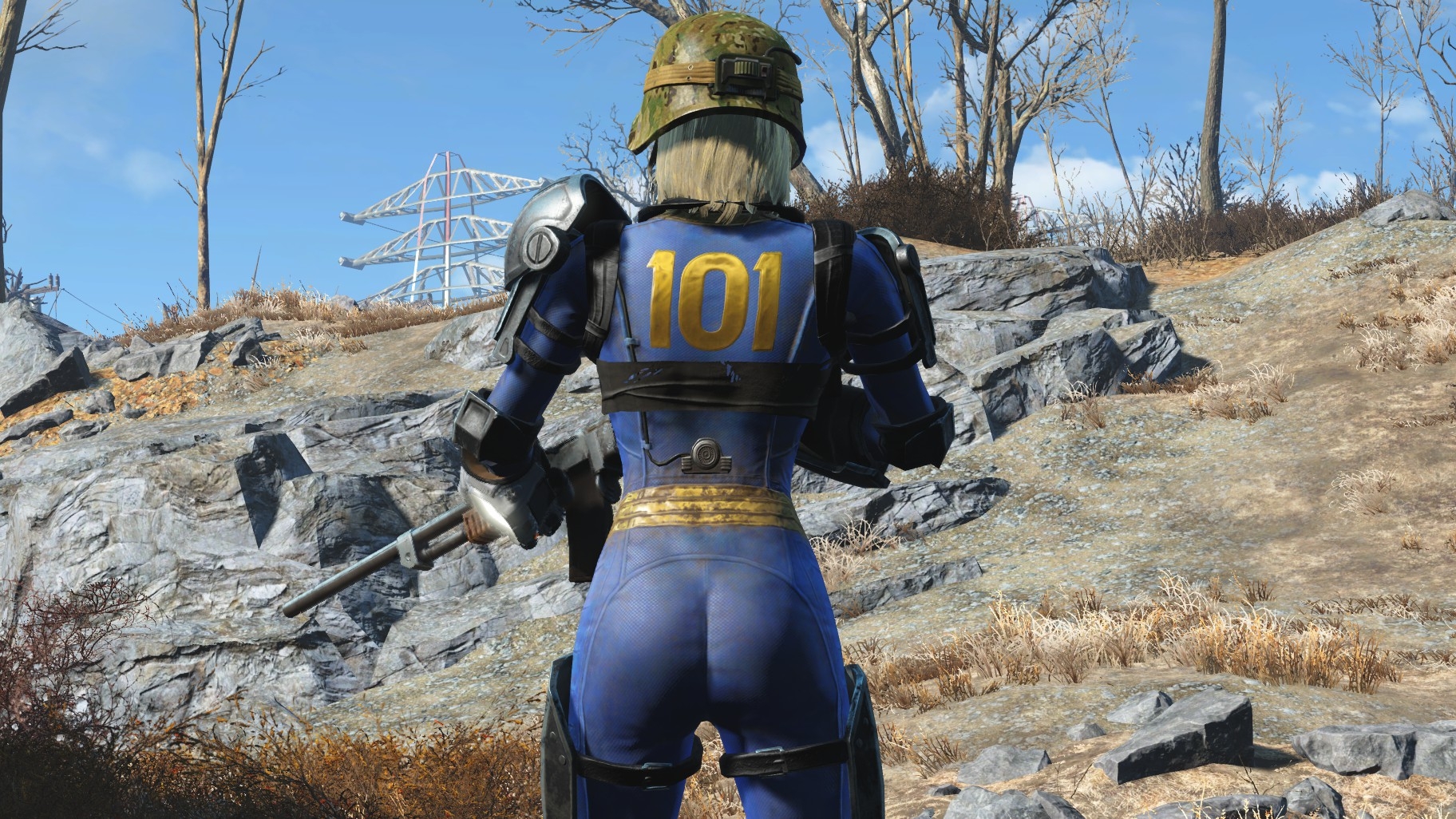 Vault Booty Enhanced Female Vault Suit Fallout 4 / FO4 mods EroFound